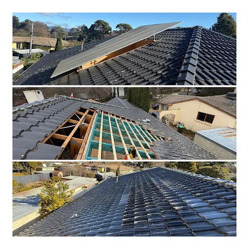Limitless Roof Solutions tiled roof repair collage